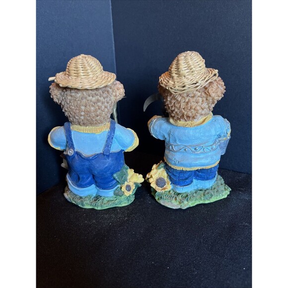 Vintage K’s Collection Teddy Bear Working Gardening Figurines Lot Of 2 - Picture 4 of 10